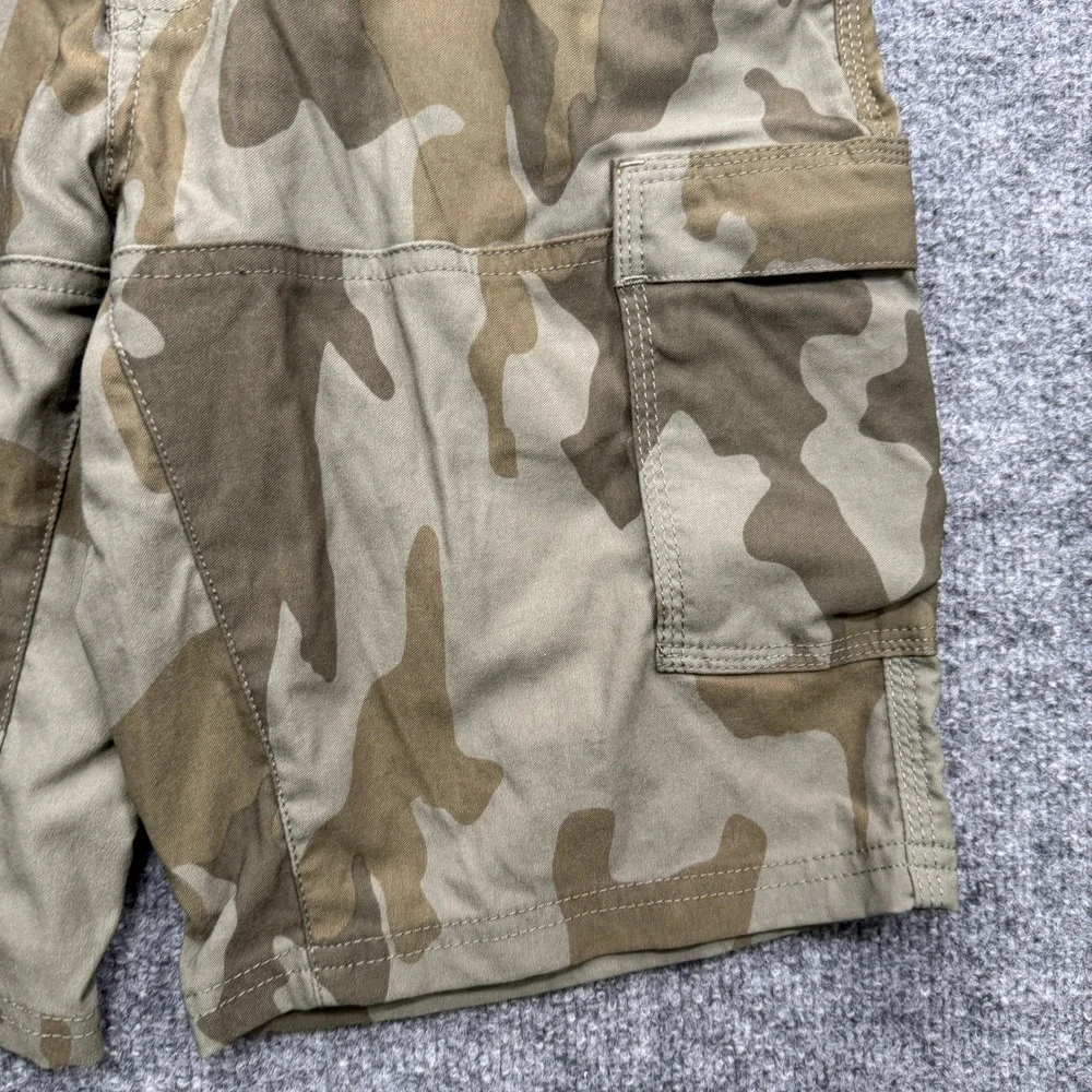 prAna Zion Cargo Shorts Mens 30 Green Camo 9